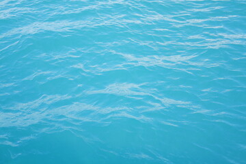 Clear Aqua Ocean Surface with Soft Waves