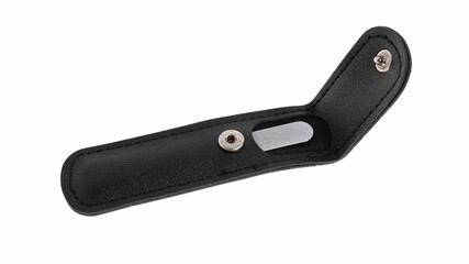 Leather tool holder for safe and easy tool access