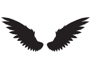 Obraz premium DEVIL WINGS SILHOUETTE