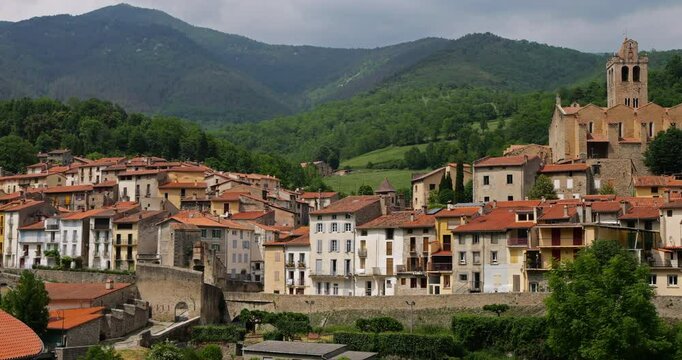 Prats de Mollo la Preste, Pyrenees Orientales, Occitania, France.