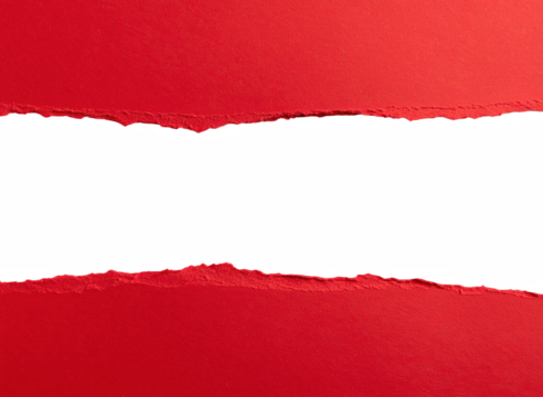 Intriguing hole in a bold red wall creating an artistic contrast and evoking curiosity about space and design elements in architecture isolate on transparent background PNG