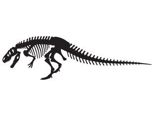 DINOSAUR SKELETON SILHOUETTE