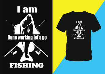 Fishing t-shirt design for weekend forecast fishing with a chance of drinking quote vector design template. 
Fishing t-shirt design for female and male.
