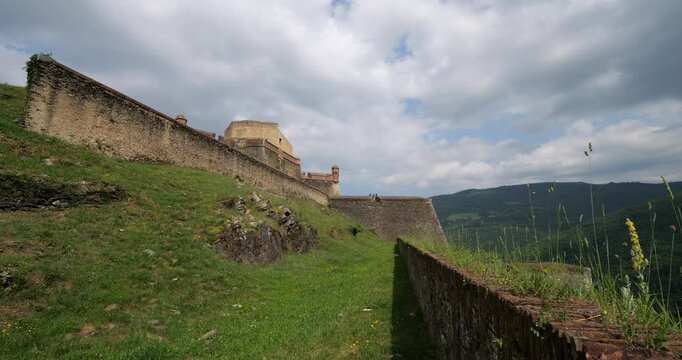 Fort Lagarde, built by Vauban. Prats de Mollo la Preste, Pyrenees Orientales, Occitania, France.