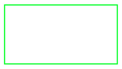 Neon rectangle frame green color isolated on transparent background. Glowing neon border with empty copy space Glow banner, mockup, template. Neon sign for decoration, design elements