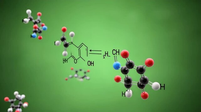 3D Animated Molecular Models of Photosynthesis on Green Screen