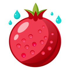 vector illustration of a strawberry