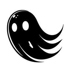 Obraz premium Simple Ghost Silhouette