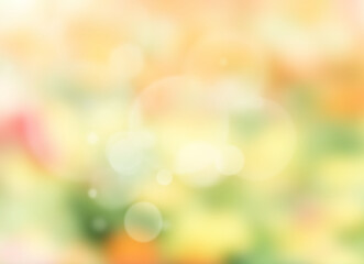 Colorful autumn abstract background blur with bokeh