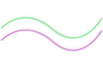 Glowing light line isolated on transparent background. Light ray sparkle effect. Colorful neon lines border. Light beam. Shine light rays flare. Laser line set. Glow design elements, PNG