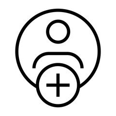 add user vector icon