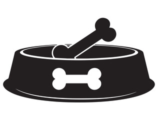 DOG BOWL SILHOUETTE