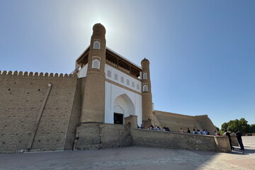 Bukhara Ark Citadel is a UNESCO Heritage Site in Uzbekistan