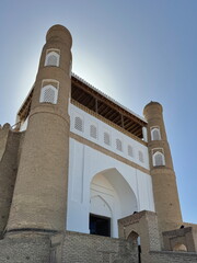 Bukhara Ark Citadel is a UNESCO Heritage Site in Uzbekistan