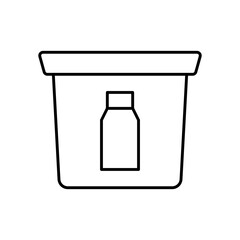 Recycling Waste Reuse Process Line Icon