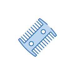 Lice Comb icon design with white background stock illustration
