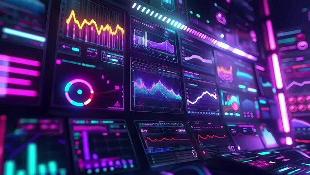 Big Data Monitoring on a Wall of Digital Displays  - Powered by Adobe