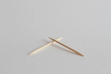 Two Toothpicks Forming a Cross: Symbol of Conflict, Rejection or Sacrifice