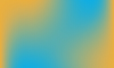 Vibrant Gradient Background with Smooth Transition from Blue to Orange and Yellow new 2025 trendy grainy background