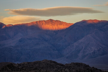 Majestic Sunrise Over Alabama Hills Mountains