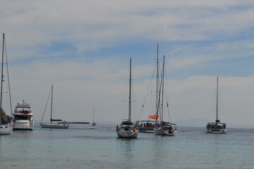 Fototapeta premium boats in the harbor