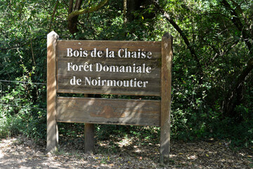Le Bois de la Chaise, Île de Noirmoutier, Vendée, Pays de la Loire, 85, Vendée, France