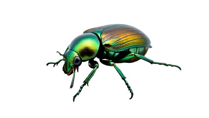 Fototapeta premium Detailed Hermit Crab with Spiral Shell on White Background