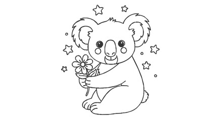 “Happy Animals to Color”generative ai