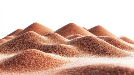Realistic desert sand dunes