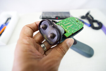 Electric shaver with all parts sample