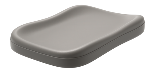 Odor-resistant changing table pad with an antimicrobial cover for hygiene in a busy household.