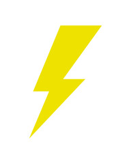 Lightning bolt expertise flat icon for apps and websites