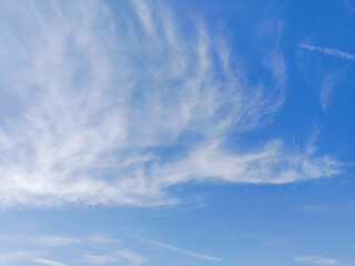 blue sky with clouds