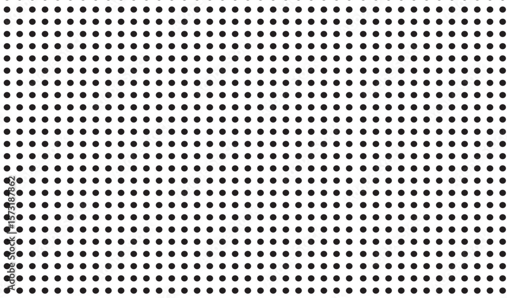Poster white abstract background with seamless dark dots, circles for design concepts, notebooks, notes, sh