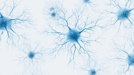 Neuron Cells: Brain Health, Neural Network, Science Image