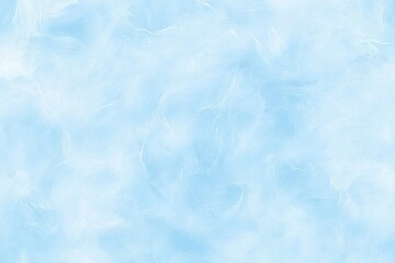 Obraz premium Light blue, ethereal, abstract pattern resembling clouds or marble