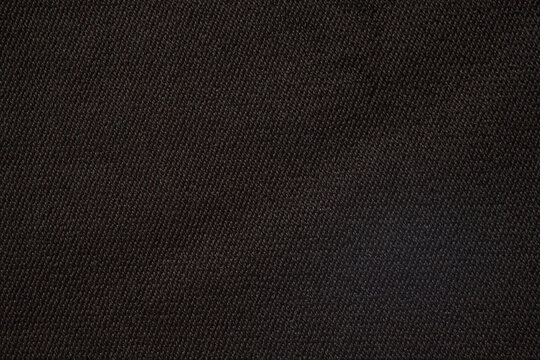 Top view photo of black organic cotton knitted fabric