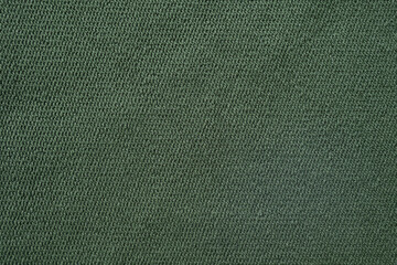 Top view photo of  light green organic cotton knitted fabric
