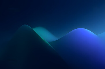 abstract blue and green blue gradient on dark blue background