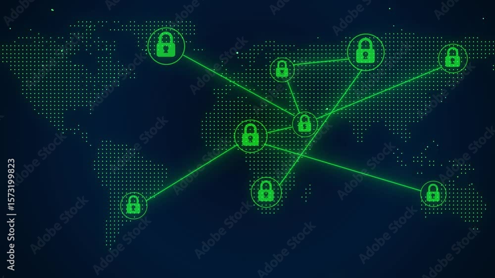Poster a global network with medical icons surrounding a digital earth on a dark blue background.global net