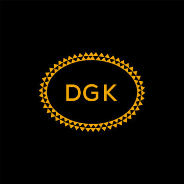 DGK Letter Initial Logo Design Template Vector Illustration