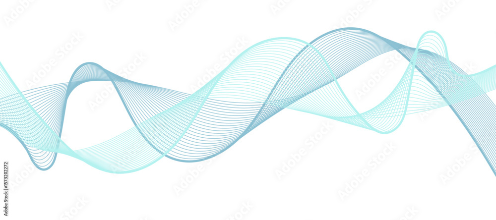 Poster abstract curved wavy lines tech futuristic motion background technology line stripe isolated science