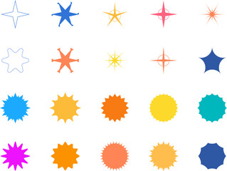 Obraz premium Vector Abstract geometric Shapes and colorful collection of banner designs. For web, commercial, poster, billboard, sale, vintage, advertisement, brochures, covers.