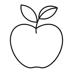  apple outline vectors