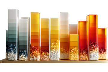 abstract business graph