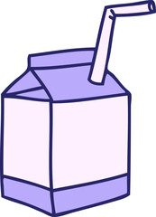 hand drawn quirky cartoon hand drawn quirky cartoon of juice in bright neon color