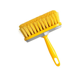 Yellow Cleaning Tool in Bright Color on transparent background
