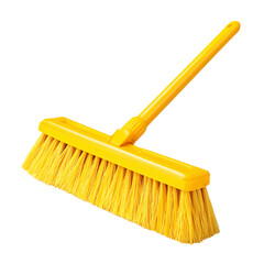 Yellow Cleaning Tool in Bright Color on transparent background
