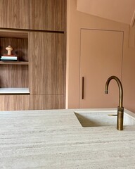interior of a modern kitchen with scandinavian design