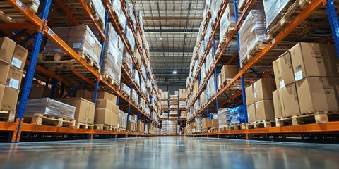 Detail the process of warehouse order fulfillment